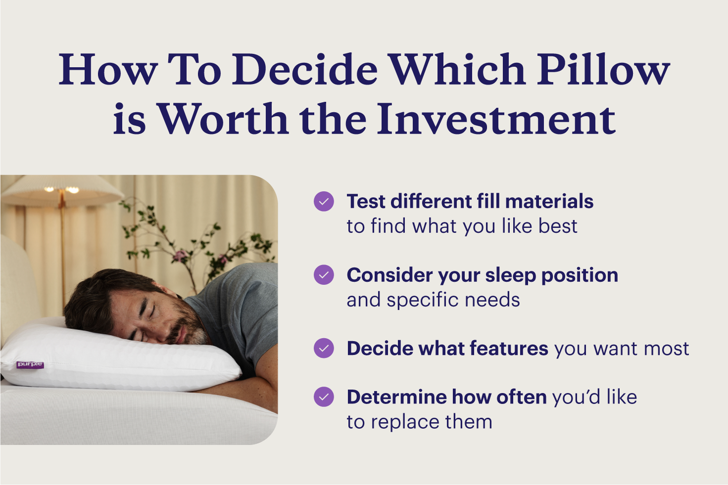 Four key considerations for how to choose a pillow worth the cost.