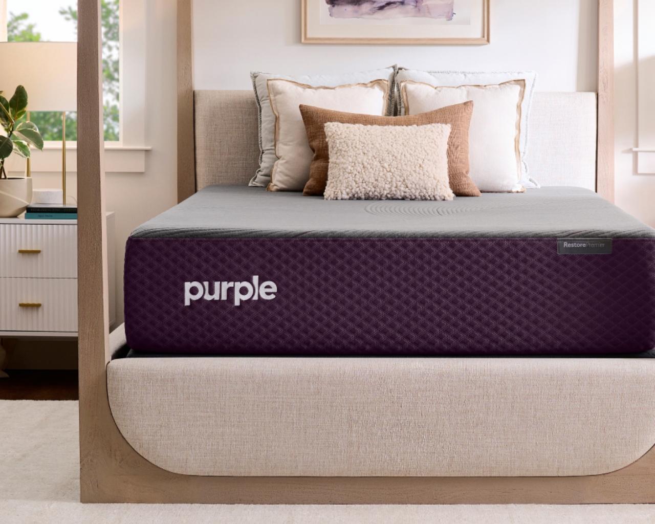 RestorePremier mattress with height badge