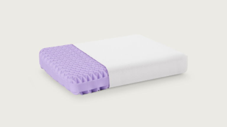 Kid Purple Pillow with exposed grid