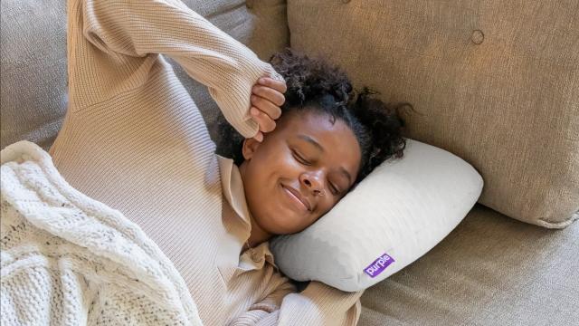 Sleeping with Harmony Anywhere pillow