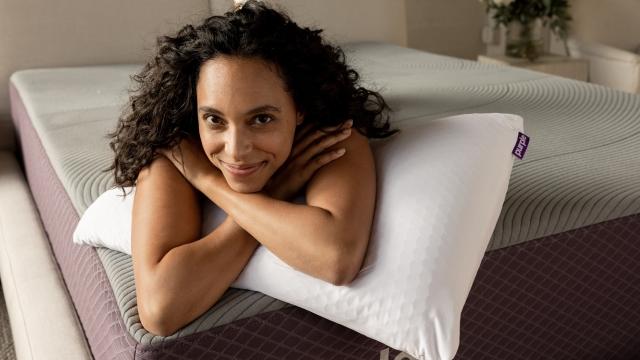 Woman with Harmony Pillow