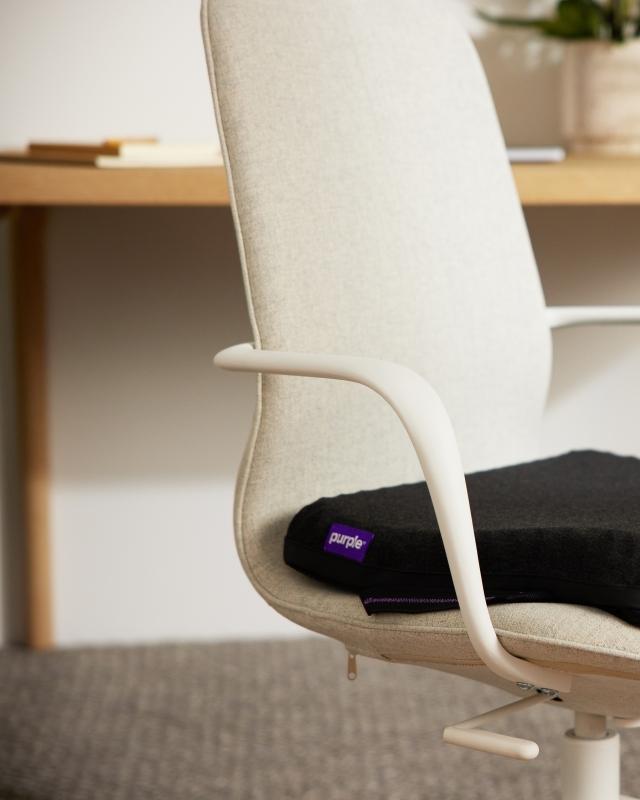 Royal Seat Cushion on White Chair