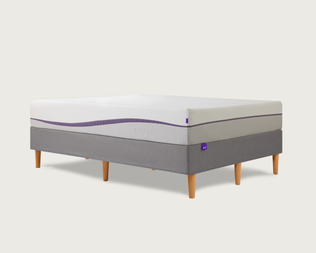 Purple Foundation with Mattress