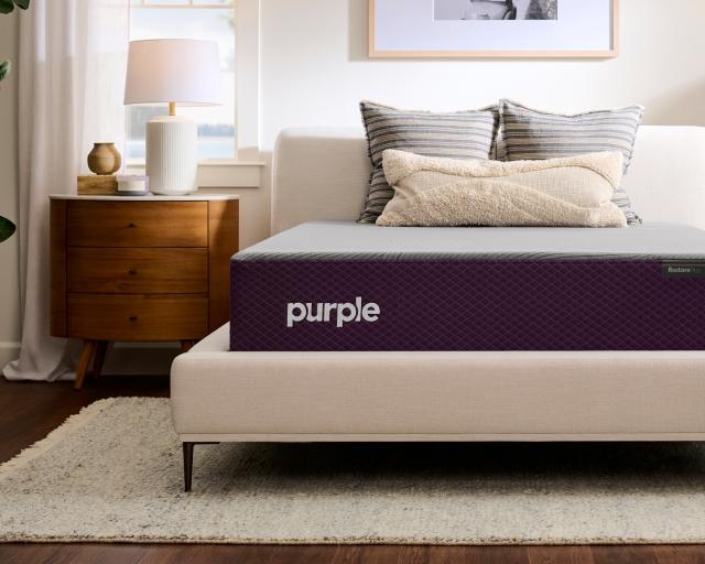 RestorePlus mattress in bedroom setting