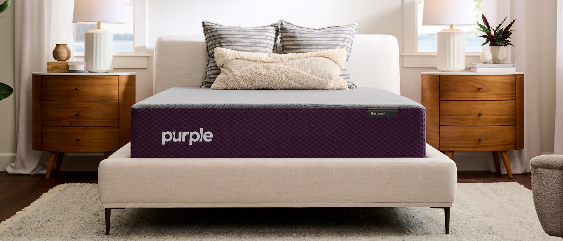 RestorePlus mattress in bedroom setting