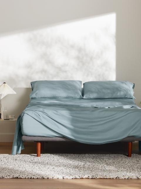 Complete Comfort Sheets in Misty Blue