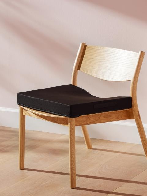 purple Ultimate seat cushion on chair