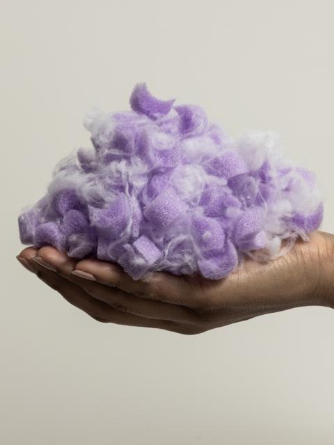 Freeform microflex moon foam in hand