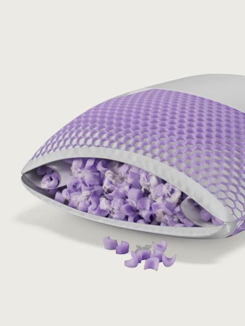 Freeform pillow exposed grid