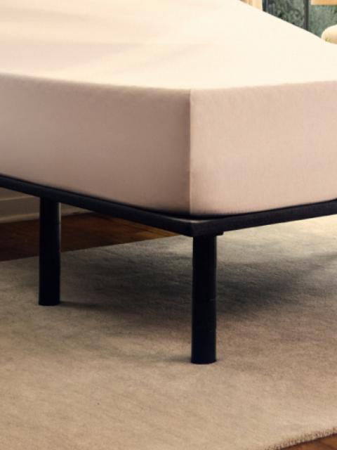 Adjustable base leg height mobile