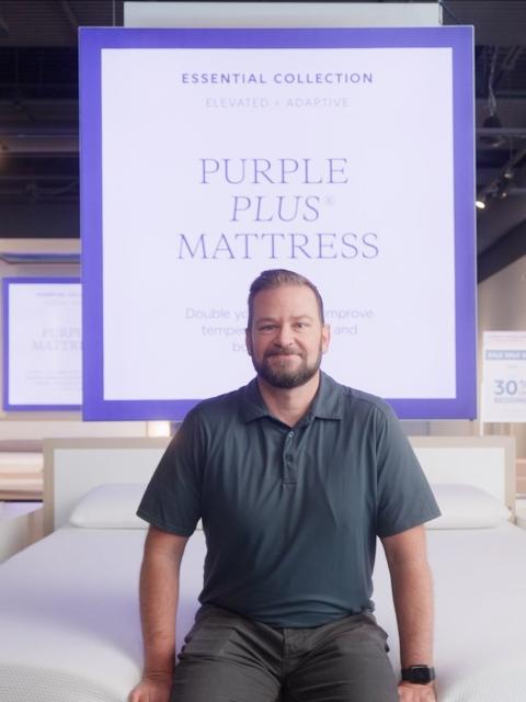 PurplePlus mattress in store review